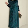 Emaline Velvet Burnout Maxi Dress<Soft Surroundings Best