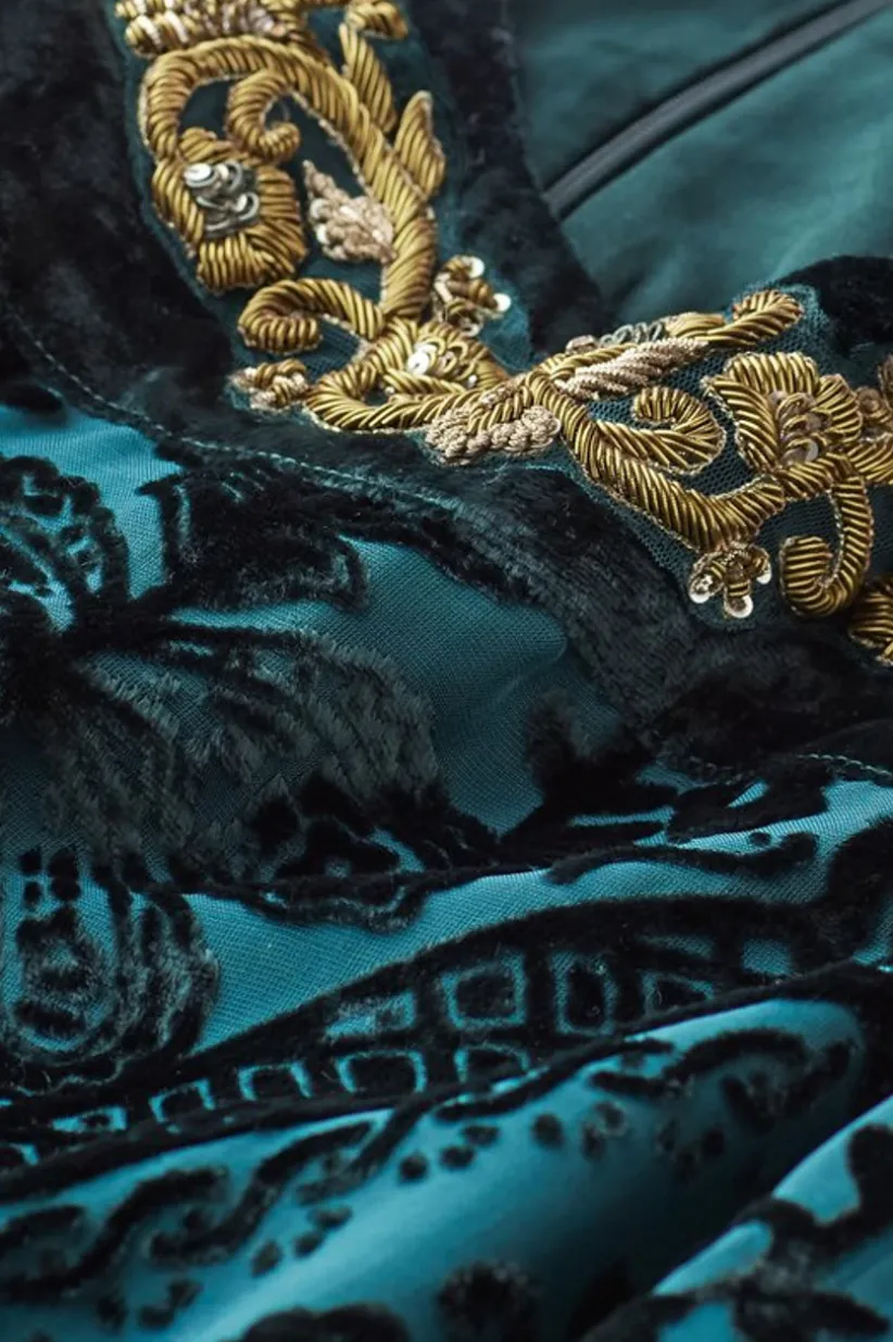 Emaline Velvet Burnout Maxi Dress<Soft Surroundings Best