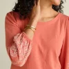 Embroidered Parisian Poet Top<Soft Surroundings Hot
