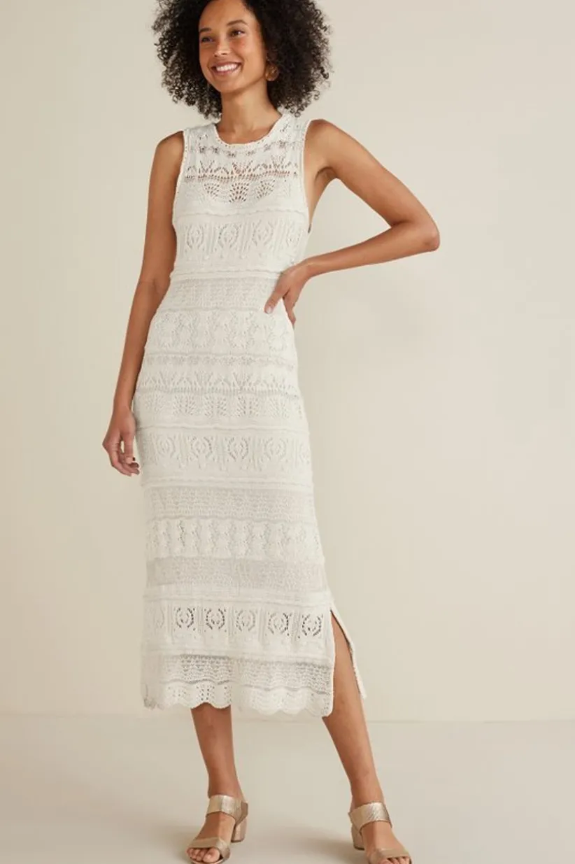Erica Crochet Midi Dress<Soft Surroundings Hot