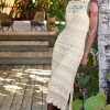 Erica Crochet Midi Dress<Soft Surroundings Hot