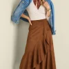 Faux Suede Skirt<Soft Surroundings Best