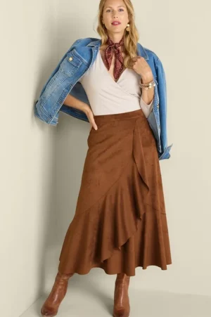 Faux Suede Skirt<Soft Surroundings Best