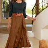 Faux Suede Skirt<Soft Surroundings Best
