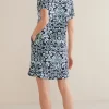 Fina French Terry Short Dress<Soft Surroundings Best