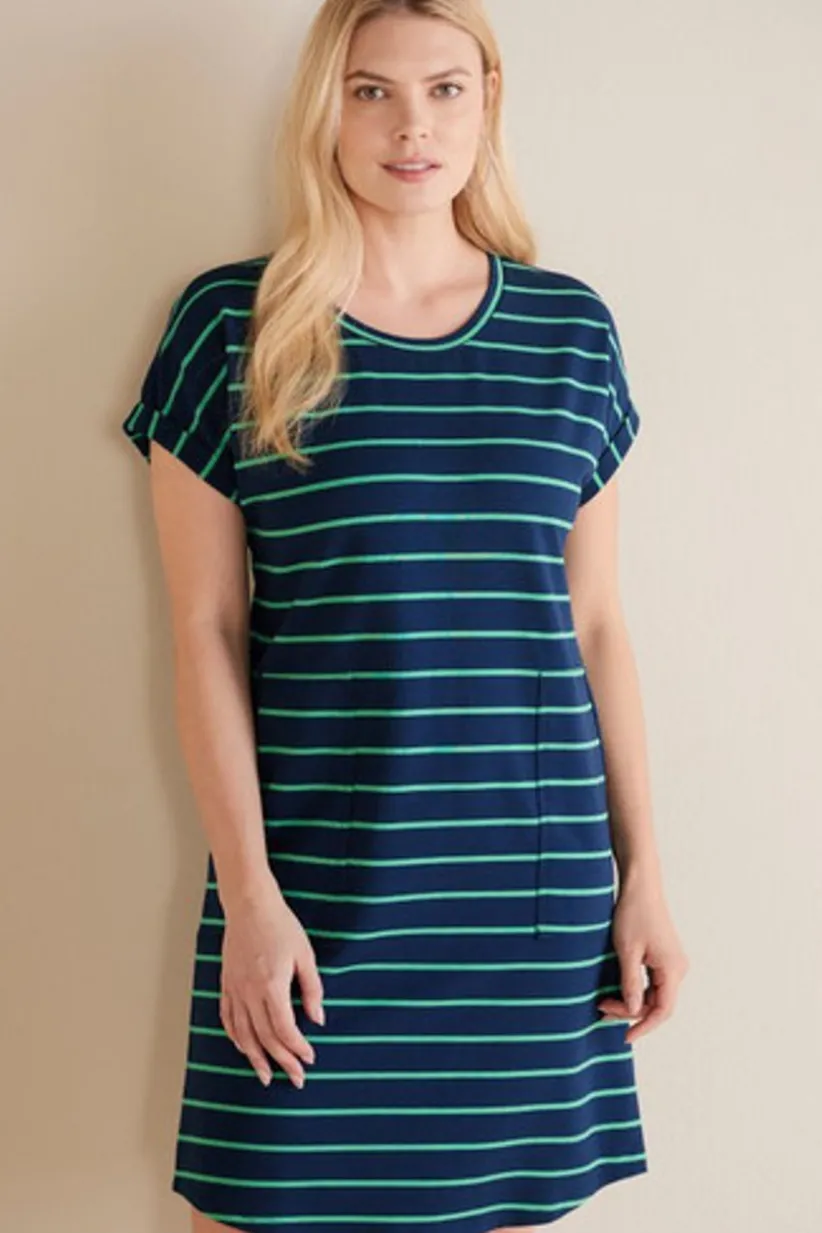 Fina French Terry Short Dress<Soft Surroundings Best