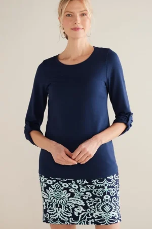 Fina French Terry Tee<Soft Surroundings Hot