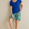 Flavia Linen Blend Shorts<Soft Surroundings Fashion