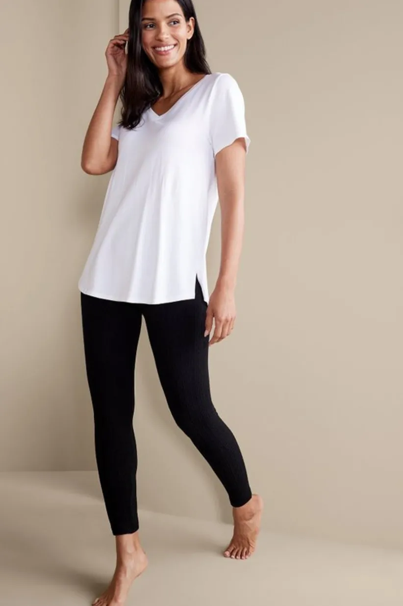 Fleece Lined Leggings<Soft Surroundings Sale