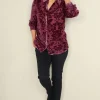 Floreat Velvet Shirt<Soft Surroundings Clearance