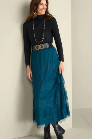 Frederica Lace Maxi Skirt<Soft Surroundings Clearance