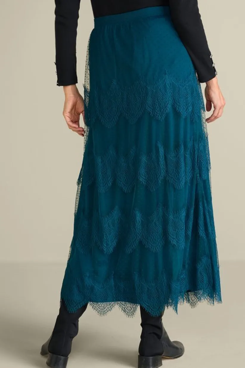Frederica Lace Maxi Skirt<Soft Surroundings Clearance