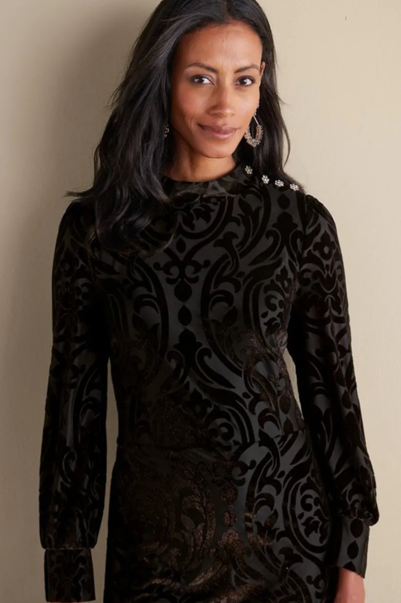 Hadley Velvet Dress<Soft Surroundings Best