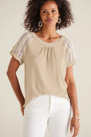Halle Short Sleeve Top<Soft Surroundings Sale