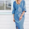 Hasana Linen Blend Midi Dress<Soft Surroundings Hot