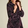 Icon Silk Velvet Poets Tunic Shirt<Soft Surroundings Hot