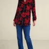 Icon Silk Velvet Poets Tunic Shirt<Soft Surroundings Hot