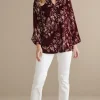 Icon Silk Velvet Poets Tunic Shirt<Soft Surroundings Hot