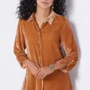 Icon Silk Velvet Poets Tunic Shirt<Soft Surroundings Hot