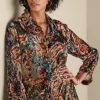 Icon Silk Velvet Poets Tunic Shirt<Soft Surroundings Hot