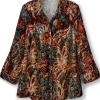Icon Silk Velvet Poets Tunic Shirt<Soft Surroundings Hot
