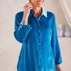 Icon Silk Velvet Poets Tunic Shirt<Soft Surroundings Hot