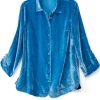 Icon Silk Velvet Poets Tunic Shirt<Soft Surroundings Hot