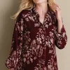 Icon Silk Velvet Poets Tunic Shirt<Soft Surroundings Hot