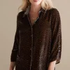 Icon Silk Velvet Poets Tunic Shirt<Soft Surroundings Hot