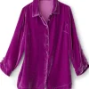 Icon Silk Velvet Poets Tunic Shirt<Soft Surroundings Hot