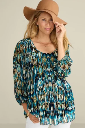 Imrie 3/4 Sleeve Tunic<Soft Surroundings Discount