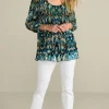 Imrie 3/4 Sleeve Tunic<Soft Surroundings Discount