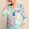 Iris 3/4 Sleeve Tunic<Soft Surroundings Hot