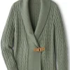 Ivey Cable Knit Cardigan<Soft Surroundings Hot