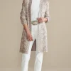 Ivy Shimmer Long Cardigan<Soft Surroundings New