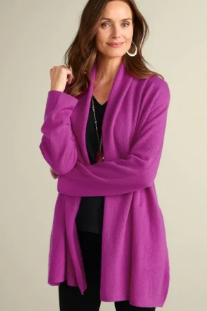 Izzy Cashmere Long Cardigan<Soft Surroundings Clearance