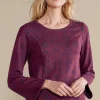 Jeri Jacquard Top<Soft Surroundings Best