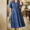 Jessanne Tencel™ Midi Dress<Soft Surroundings Best