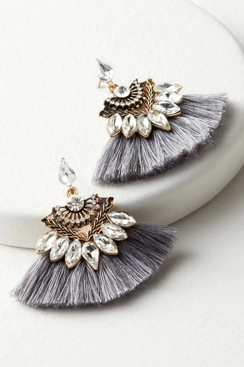 Joy Sparkle & Fringe Earrings<Soft Surroundings Hot