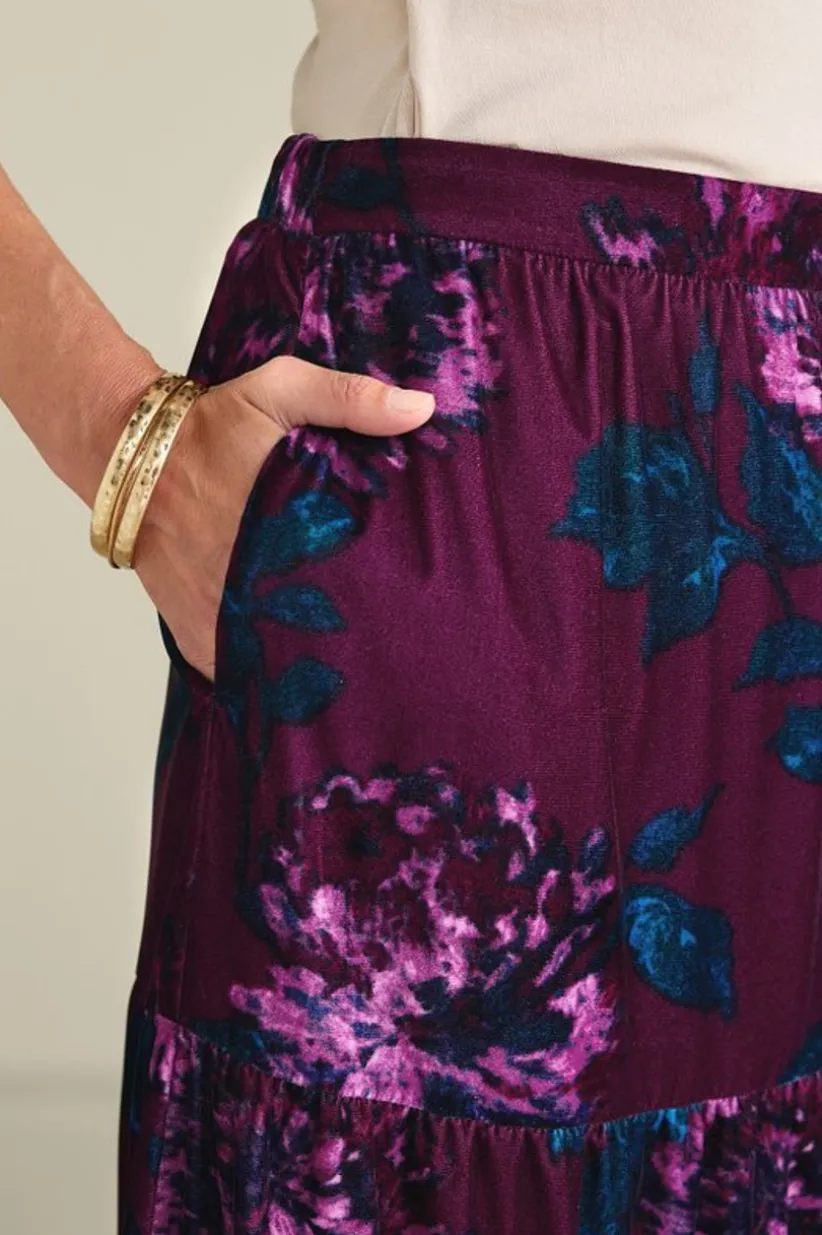 Kara Velvet Skirt<Soft Surroundings Best