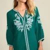 Katie Gauze Tunic<Soft Surroundings Discount