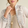Kerala Embellished Natural Jacket<Soft Surroundings Hot