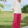 Khulani Wide Leg Gauze Pants<Soft Surroundings Outlet
