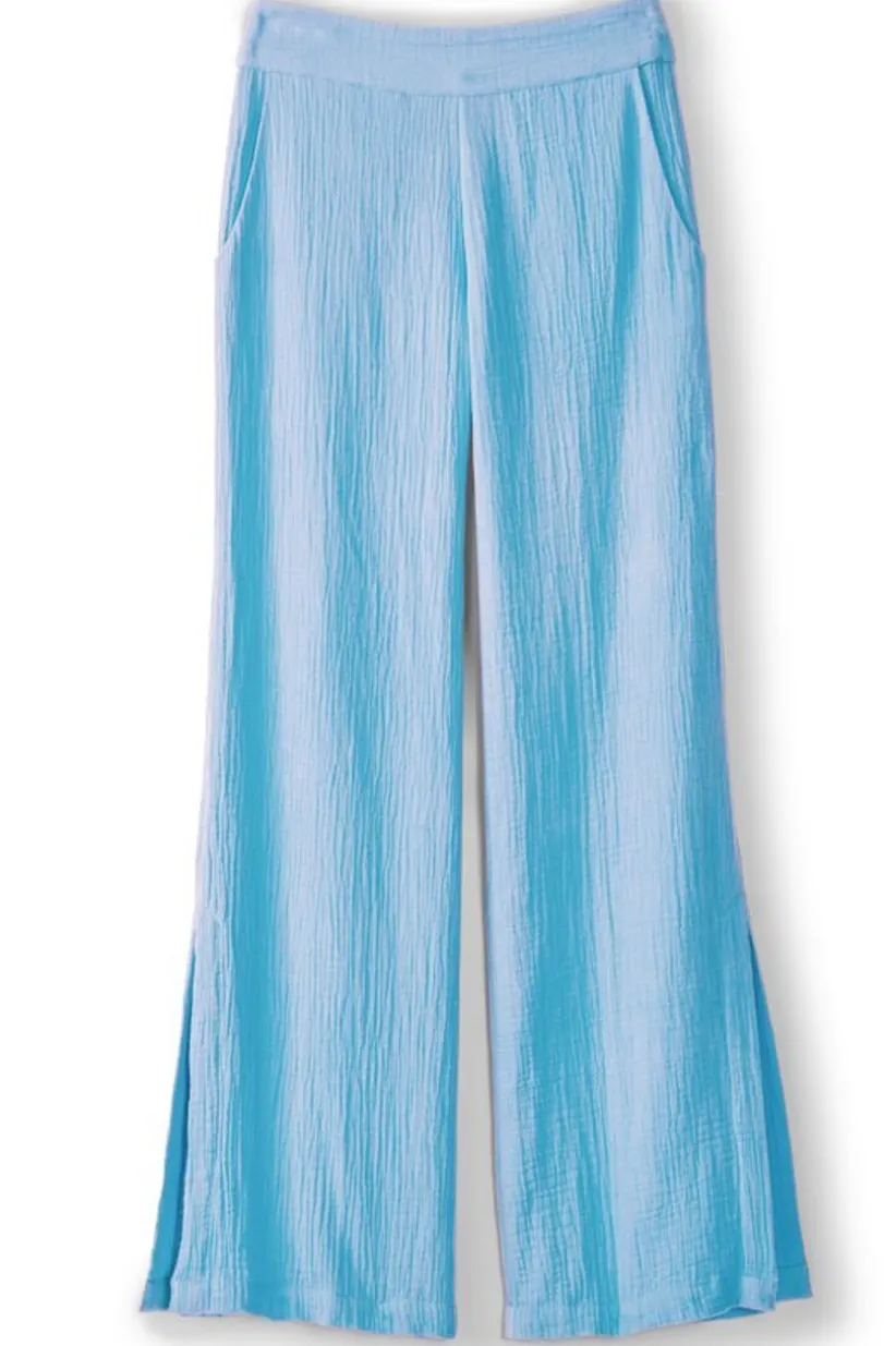 Khulani Wide Leg Gauze Pants<Soft Surroundings Outlet