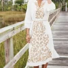Kimora Embroidered Midi Dress<Soft Surroundings Hot
