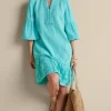 Kiona Gauze Short Dress<Soft Surroundings Fashion