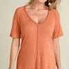 Lainey Slub Tee<Soft Surroundings Fashion
