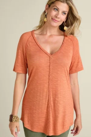 Lainey Slub Tee<Soft Surroundings Fashion