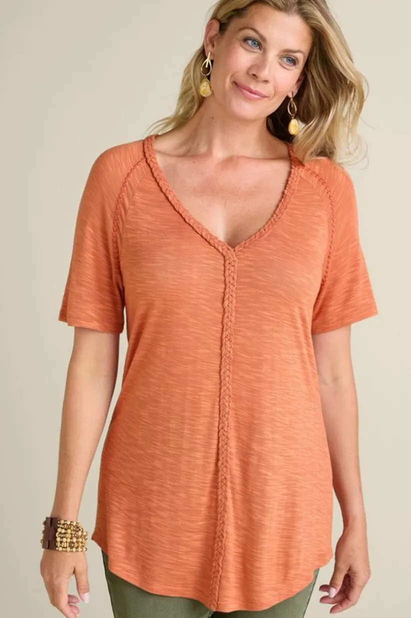 Lainey Slub Tee<Soft Surroundings Fashion