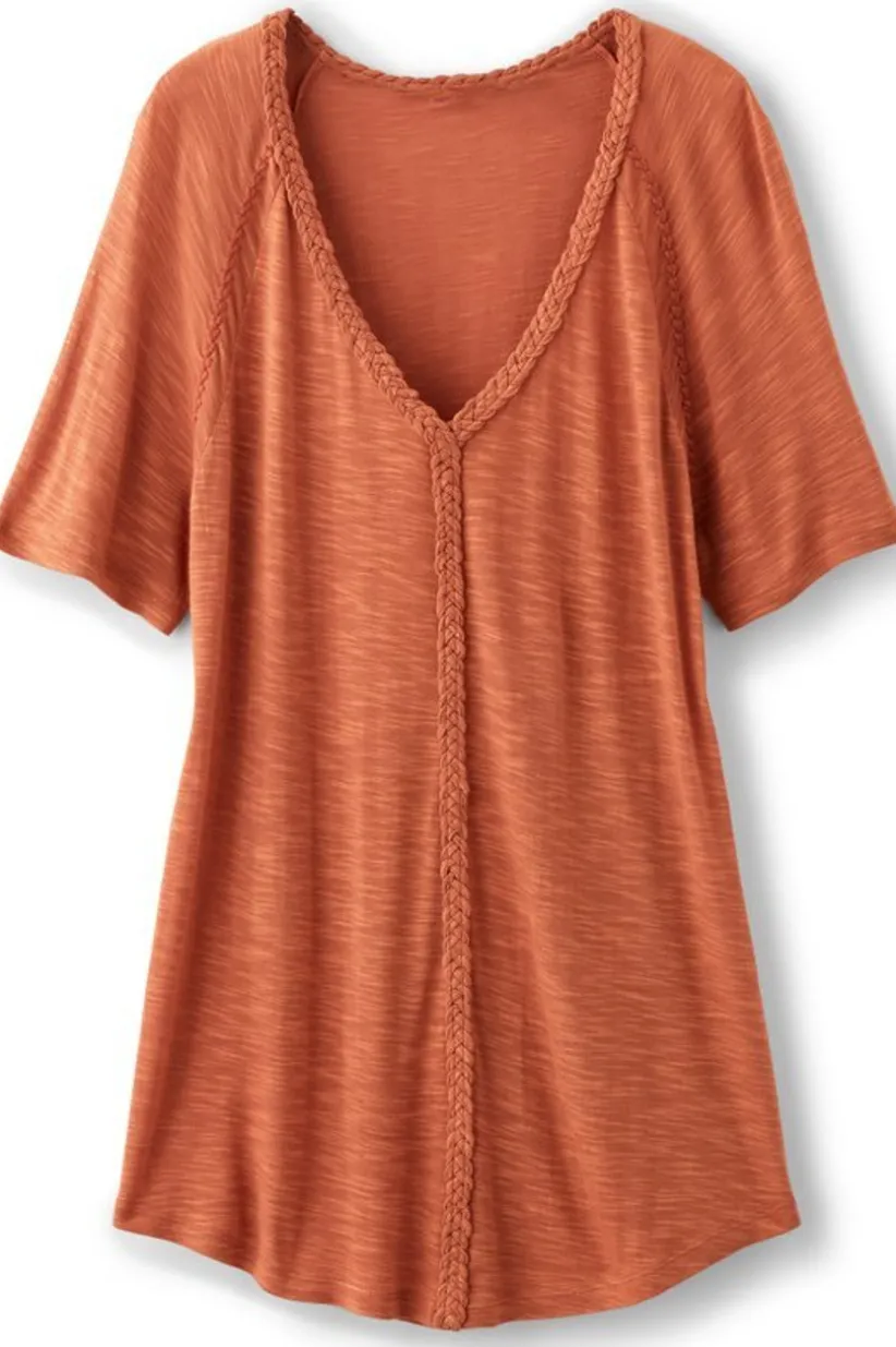 Lainey Slub Tee<Soft Surroundings Fashion